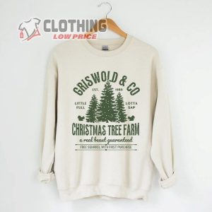 Christmas Tree Farm Sweatshirt Griswold Christmas Sweatshirt Griswol 1