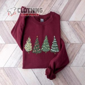 Christmas Tree Sweatshirt Holiday Sweaters For Women Winter Sweatshirt 3