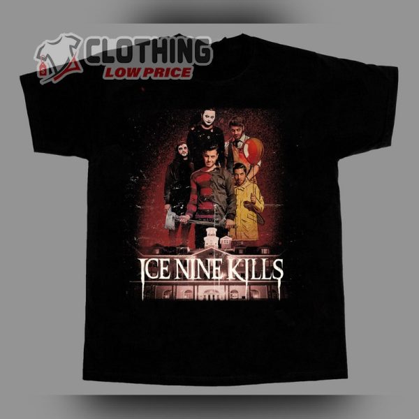 Collection Ice Nine Kills Band Shirt, Ice Nine Kills Setlist Shirt, Ice Nine Kills Tour 2023 Merch