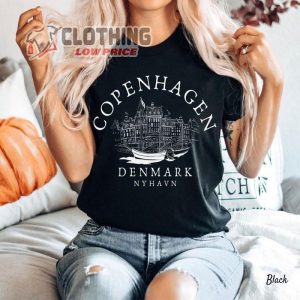 Copenhagen Shirt, Nyhavn Denmark, Unisex Super Soft And Comfortable Tshirt