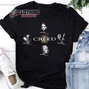 Creed Band Members Merch, Creed Band Fan Gift Shirt, Creed 2024 Tour T-Shirt