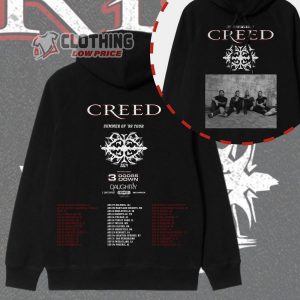 Creed Halftime Show Shirt Creed The Greatest Halftime Show Ever Shirt Summer Of '99 Concert Creed Tour Date 2024 Hoodie 1