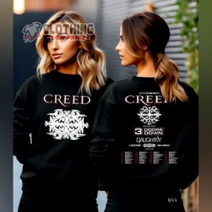 Creed Summer Tour 2024 Shirt Creed Tour 2024 Merch Creed Music T Shi1