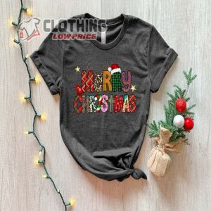 Cute Christmas Family Shirt, Women’S Christmas Tree Holiday Shirt, Santa Hat Christmas Shirt
