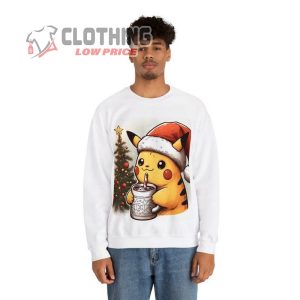 Cute Holiday Sweatshirt, Cute Anime Longsleeve, Cute Animal Christmas Longsleeve