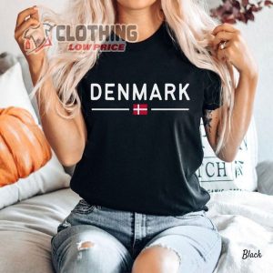 Denmark Danish Flag Unisex Soft And Comfortable T Shirt