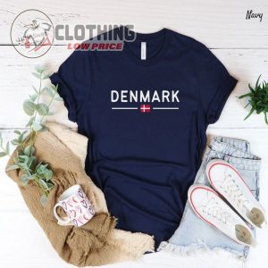 Denmark Danish Flag Unisex Soft And Comfortable T Shirt