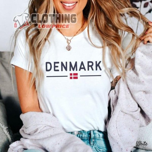 Denmark Danish Flag Unisex Soft And Comfortable T Shirt