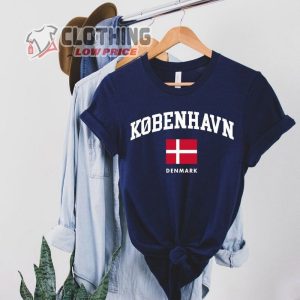 Denmark Danish Shirts, Danish Flag Scandinavian Shirt