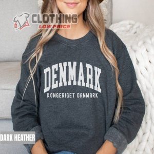 Denmark Denmark Hoodie Copenhagen Sweatshirt,  Souvenir Denmark Soccer Fan Game Day