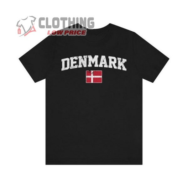 Denmark Danish Shirts, Denmark Danish Flag Scandinavian Shirt