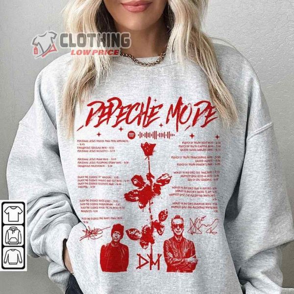 Depeche Mode Violator 12th Singer Shirt, Depeche Mode World Tour 2024 Shirt, Depeche Mode Memento Mori Tour, Depeche Mode Fan Gift