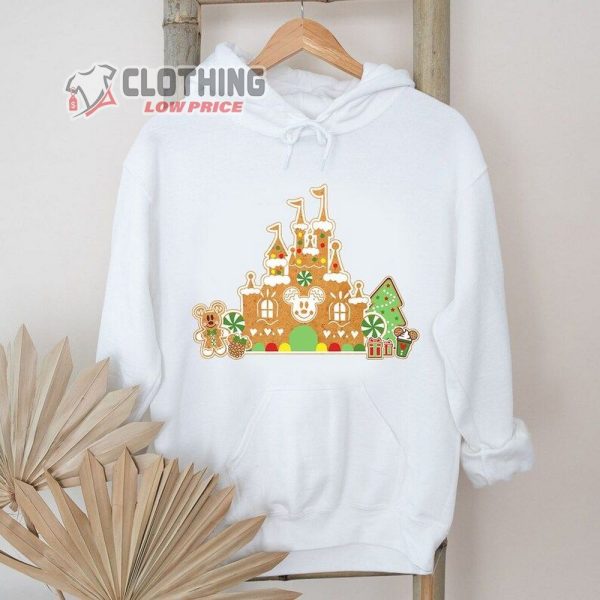 Disney Gingerbread Castle Christmas Shirt, Christmas Castle Shirt, Disney Christmas Shirt, Mickey Christmas Shirt, Disney Christmas Fan Gift