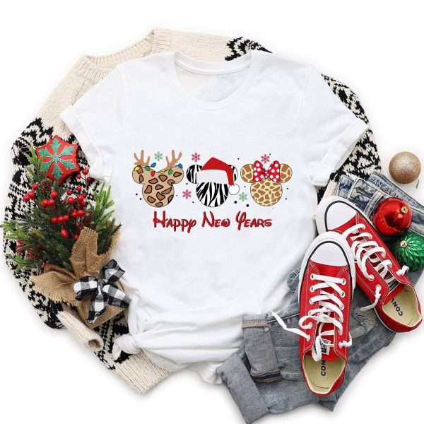 Disney Happy New Year Mickey Head Shirt, Mickey New Year Shirt, Disney Trip Shirt, Family Matching Shirt