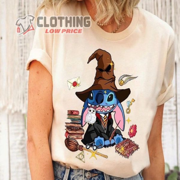 Disney Stitch Witch Shirt, Stitch Wizard Shirt, Stitch Universal Studios, Disney Stitch Halloween Pumpkin Shirt