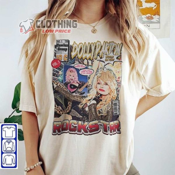 Dolly Parton Retro T-Shirt, Dolly Parton Music Shirt, Dolly Parton Trending Tee, Dolly Parton Rockstar Fan Gift