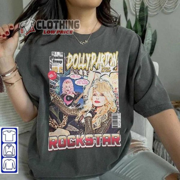 Dolly Parton Retro T-Shirt, Dolly Parton Music Shirt, Dolly Parton Trending Tee, Dolly Parton Rockstar Fan Gift