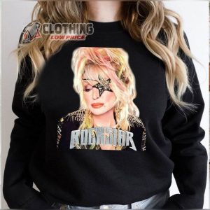 Dolly Rockstar 2024 Sweatshirt, Dolly Parton Cowboy Merch, Dolly Parton Trending Tee, Dolly Parton Rockstar Fan Gift