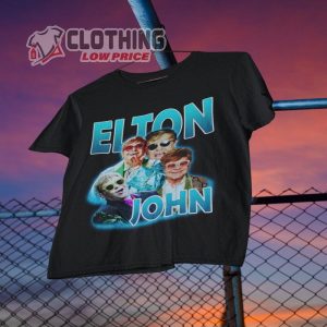 Elton John Tee, Elton John Vintage Tee, Elton John T-Shirt