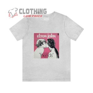 Elton John Vintage Shirt, Album Artwork Friends Tee, Original Soundtrack