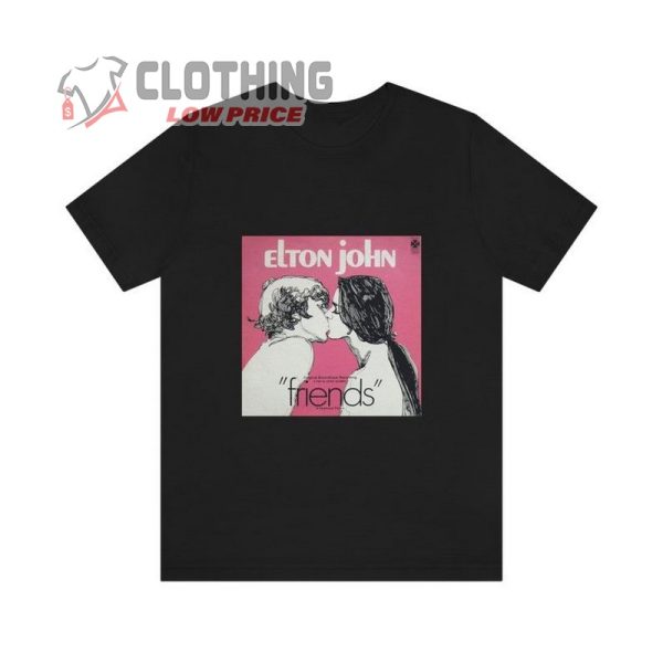 Elton John Vintage Shirt, Album Artwork Friends Tee, Original Soundtrack