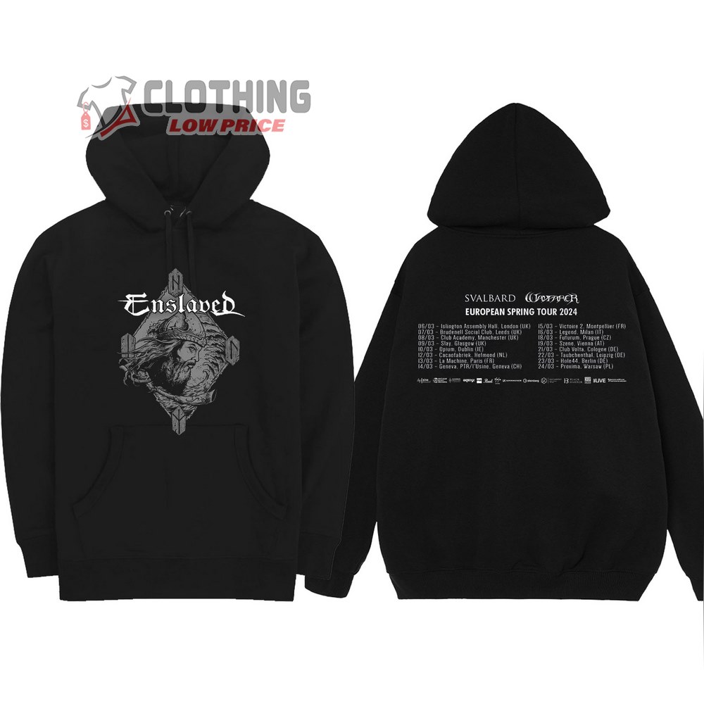 Enslaved Spring Tour Dates 2024 Merch, Enslaved Music Tour 2024 Shirt ...