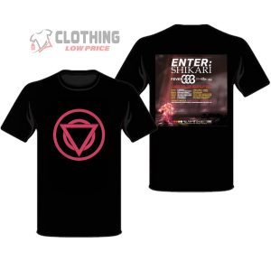 Enter Shikari Logo Printed Merch, Enter Shikari 2024 Europe Tour Dates And Setlist T-Shirt