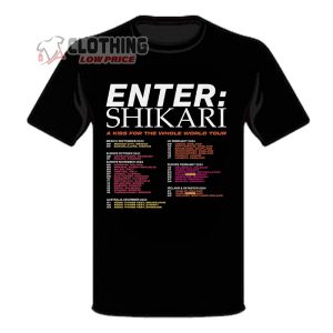 Enter Shikari Mexico And Europe Tour 2024 Schedule And Uk 2024 Tour Dates T Shirt