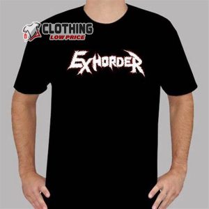 Exhorder Desecrator Merch Exhorder Songs Lyrics Merch Exhorder Short Sleeve Black T Shirt
