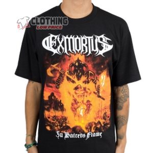 Exmortus In Hatred's Flame Lyrics Merch Exmortus Top Songs Unisex T Shirt Exmortus Black Tee