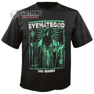Eyehategod World Tour Shirt, Eyehategod New Orleans Merch, Eyehategod Concert Tee Shirt