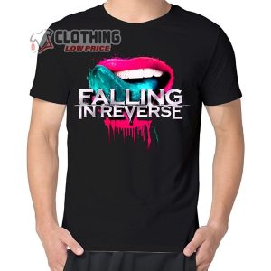 Falling In Reverse The Drug In Me Is You Merch, Falling In Reverse World Tour 2023 Black Shirt