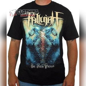 Fallujah The Flesh Prevails Black Merch, Fallujah Ticketmaster Shirt, Fallujah Concert Music Shirt