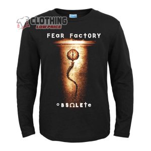 Fear Factory Obsolete Song Symbol Merch, Fear Factory Obsolete Album Long Sleeve Shirt