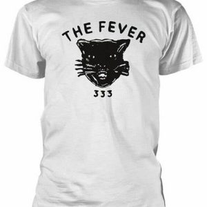 Fever 333 Symbol Merch, STRENGTH IN NUMB333RS Album Tee, Fever 333 Burn It Song White Shirt