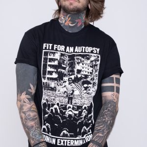 Fit For An Autopsy Hellions Song Merch Hellions Shirt Fit For An Autopsy World Tour Black T Shirt