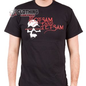 Flotsam And Jetsam Hammerhead Song Merch Doomsday for the Deceiver Album Flotsam And Jetsam Black T Shirt