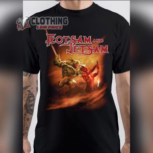 Flotsam And Jetsam The End Of Chaos Album Merch, Flotsam And Jetsam No Place For Disgrace Black Unisex Shirt