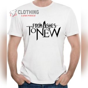 From Ashes To New  Albums Merch, My Fight From Ashes To New Lyrics White T-Shirt