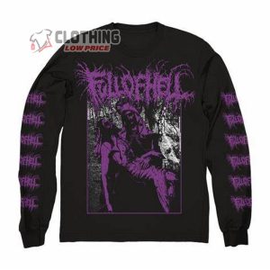 Full Of Hell Burning Myrrh 3D All Over Printed Sweatshirt Full Of Hell Full Album Tracklist Black Shirt Merch