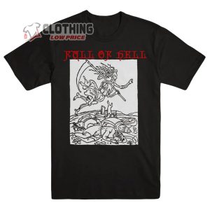 Full Of Hell Suffocating Hallucination Album Merch, Full Of Hell Trepanation For Future Boys Song Black T-Shirt