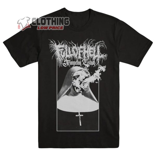 Full Of Hell Trumpeting Ecstasy Song Merch, Full Of Hell Trumpeting Ecstasy Album Black T-Shirt