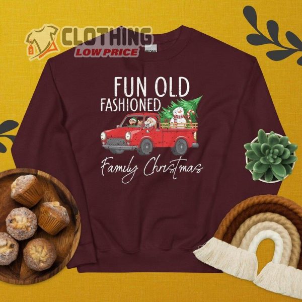 Fun Old Fashioned Christmas, Family Christmas Shirts, Merry Christmas Tree Shirt