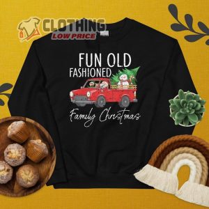 Fun Old Fashioned Christmas Family Christmas Shirts Merry Christmas Tree Shirt 3