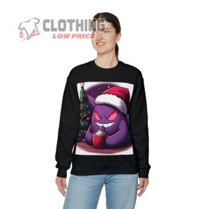 Ghost Holiday Sweatshirt Ghost Longsleeve Holiday Anime Shirt Cozy Sweatshirt Anime 3