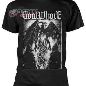 Goatwhore Born of Satans Flesh Goatwhore Song Black T Shirt Goatwhore Angels Hung From The Arches Of Heaven Album Tee Merch