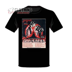 God Is Dead Twin Temple Tour 2024 Poster And Tour Dates T shirt