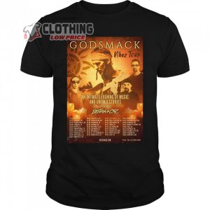 Godsmack Viber Acoustic Tour 2024 Merch An Intimate Evening Of Music And Untold Stories Special Guest Bastian Da Cruz T Shirt