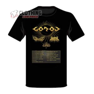 Gorod Tour 2024 Merch Gorod Tour 2024 Dates And Tickets T Shirt
