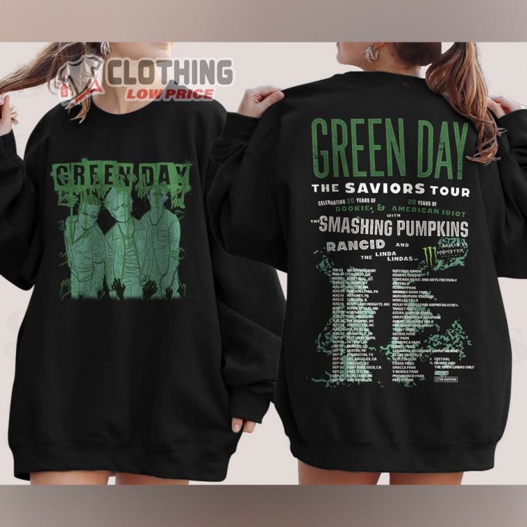 Green Day The Saviors 2024 Tour Merch, Green Day Taco Bell Commercial T